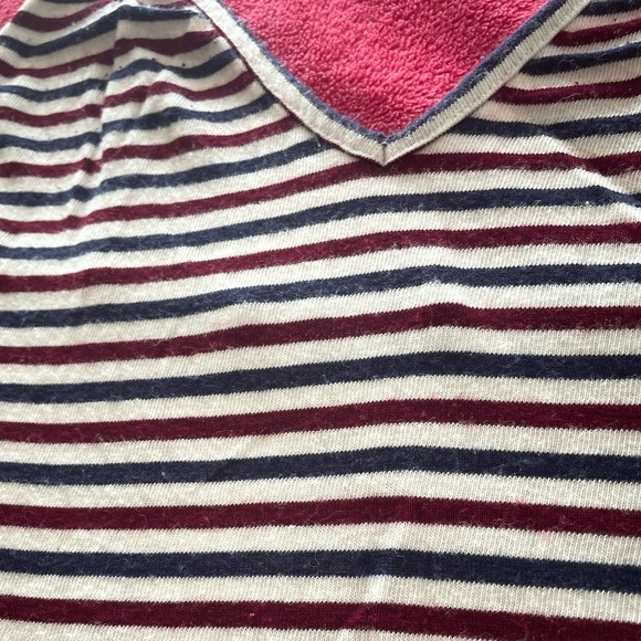 VGUC, Brandy Melville Striped Spaghetti Strap V Neck Soft Cotton Tank Top OS - Picture 2 of 6